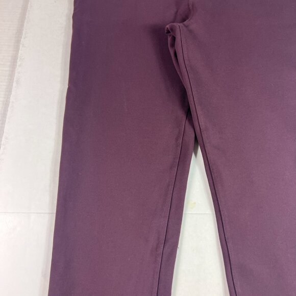 Spanx Pants Women's 36x28* Ponte Slim Straight High Rise Purple Stretch Tag XXL - Picture 4 of 16